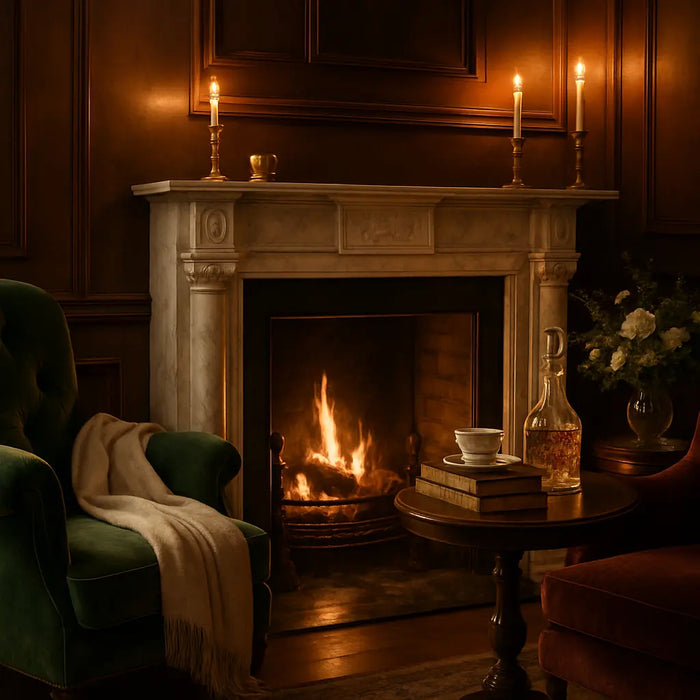 
  
    Cosy Winter Fireplace
  
