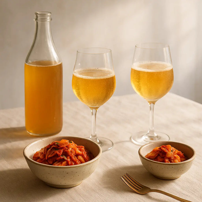 
  
    Kimchi and Kombucha
  
