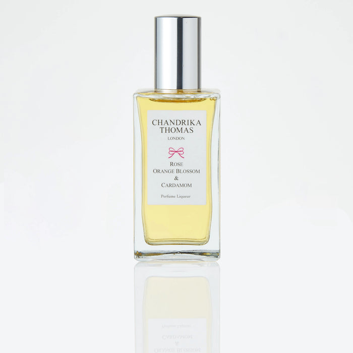 
  
    Image of 50ml Rose Orange Blossom Cardamom Perfume in a white background
  
