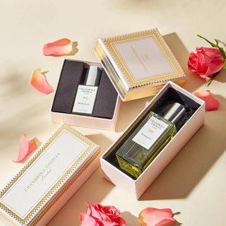 Image of 100ml Marrakesh Perfume and 15ml Marrakesh Perfume in an exquisite gift box