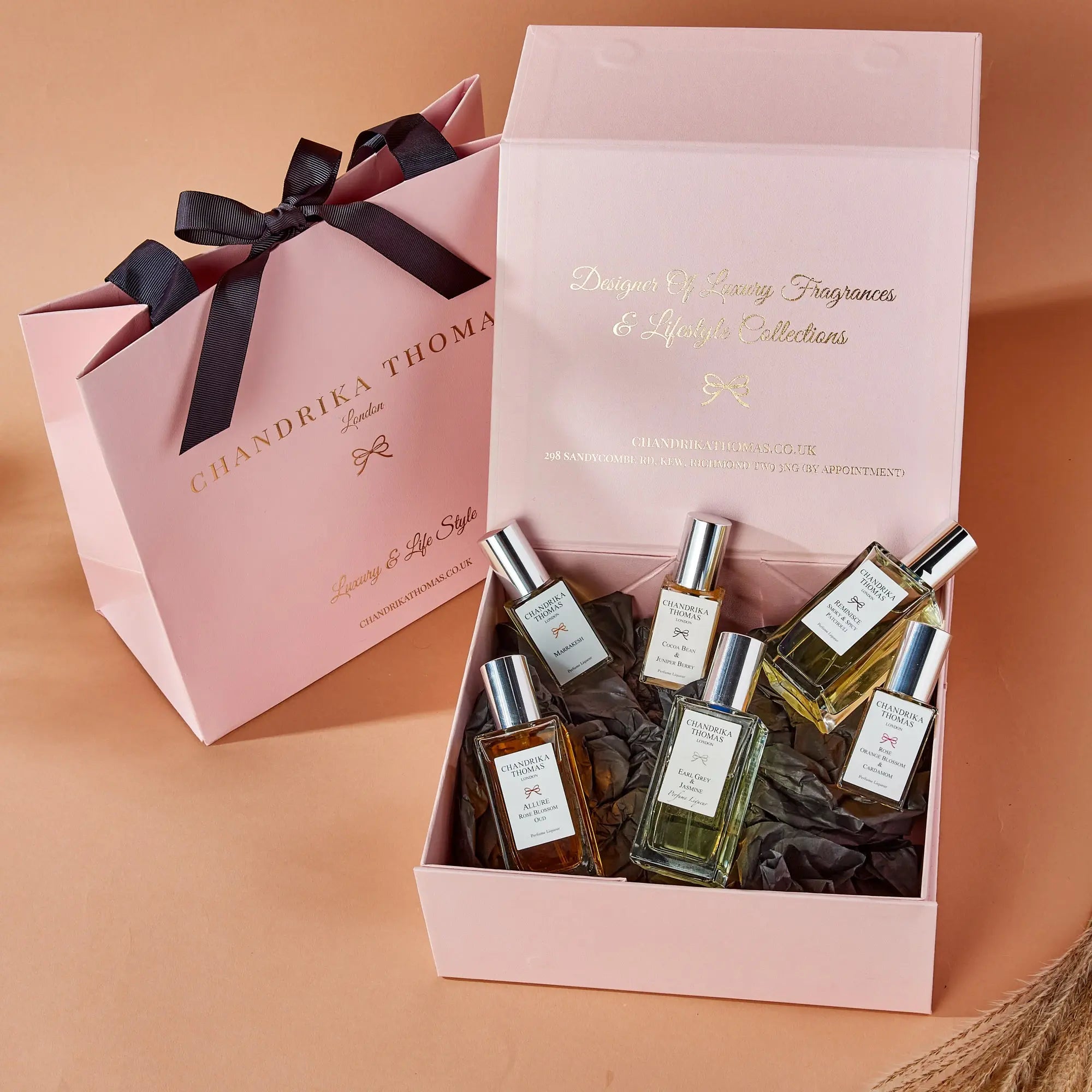 Signature Perfume Trio Chandrika Thomas London